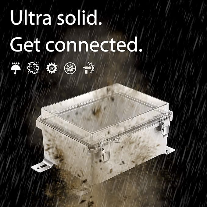 Gratury Junction Box, IP67 Waterproof Plastic Enclosure - Image 2