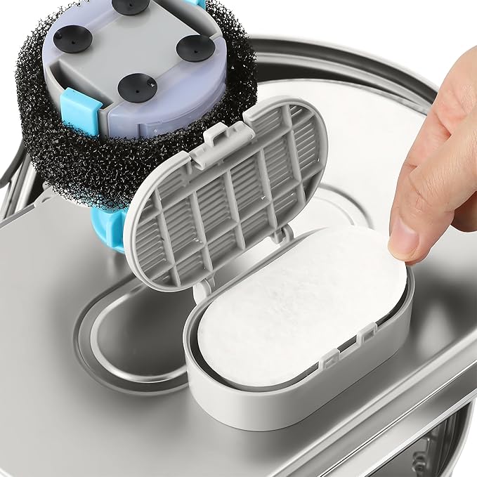 PawsPik SS-01 Pet Water Fountain Replacement Filters, 8 - Image 6