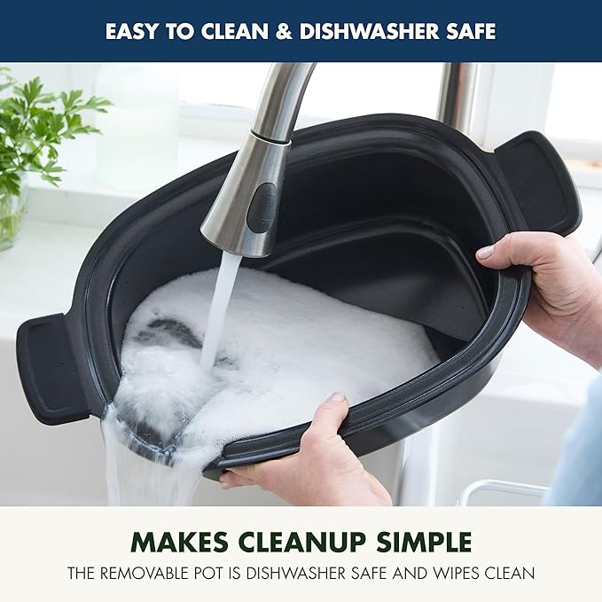 GreenPan Elite 8-in-1 Programmable 6QT Electric Slow Cooker, Dishwasher Safe - Image 7