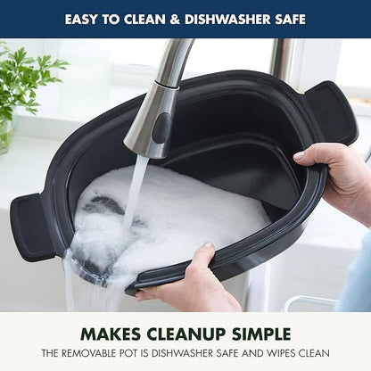 GreenPan Elite 8-in-1 Programmable 6QT Electric Slow Cooker, Dishwasher Safe - Image 7