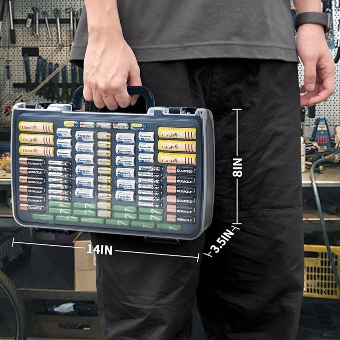 Battery Organizer Storage Holder Box Case - Image 9