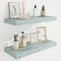 24in Floating Shelves for Wall, 2 Pack Long Wall Mounted Engineered Wood Shelves by Marsmiles