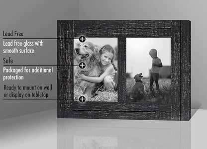 Americanflat Hinged 5x7 Double Picture Frame - Image 6