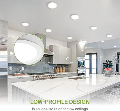 ASD 1 Pack 8 Inch LED Recessed Light 20W, 5 CCT 2700K-5000K CRI90+, IC Rated - Image 4