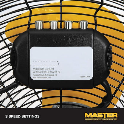 Master 20" Industrial High Velocity Floor Fan - Image 4