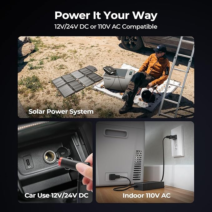BougeRV 12 Volt Refrigerator 12V Car Fridge 23 Quart Portable Freezer - Image 8