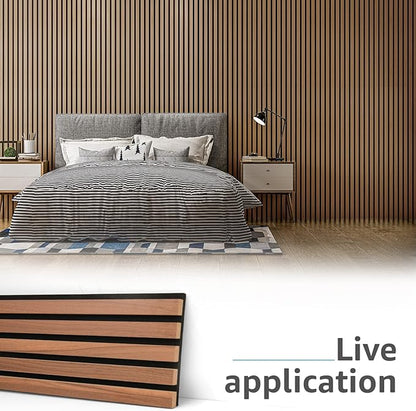 Art3d 4-Piece Wood Slat Acoustic Panels - Image 6