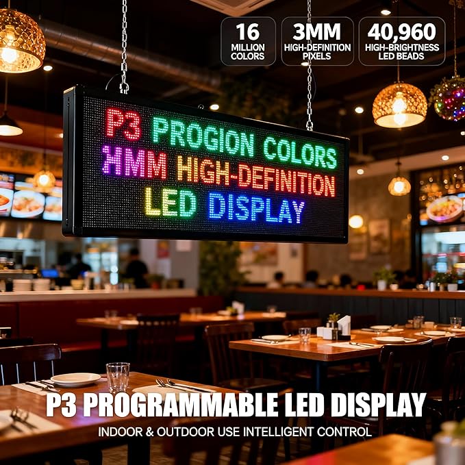 P3 Custom Programmable Led Sign Scrolling Outdoor Digital - Image 3
