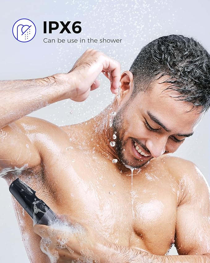 GLAKER Beard Trimmer for Men, Cordless Hair Trimmer, Electric Razor - Image 7