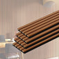 QDYMXUN Wood Slat Acoustic Wall Panels, Living Room by QDYMXUN