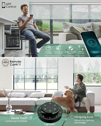Yoolax Motorized Blinds with Remote, Smart Blinds - Image 3