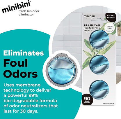 Flint Minibini Trash Can Deodorizer and Odor Eliminator, Garbage Can Air - Image 2
