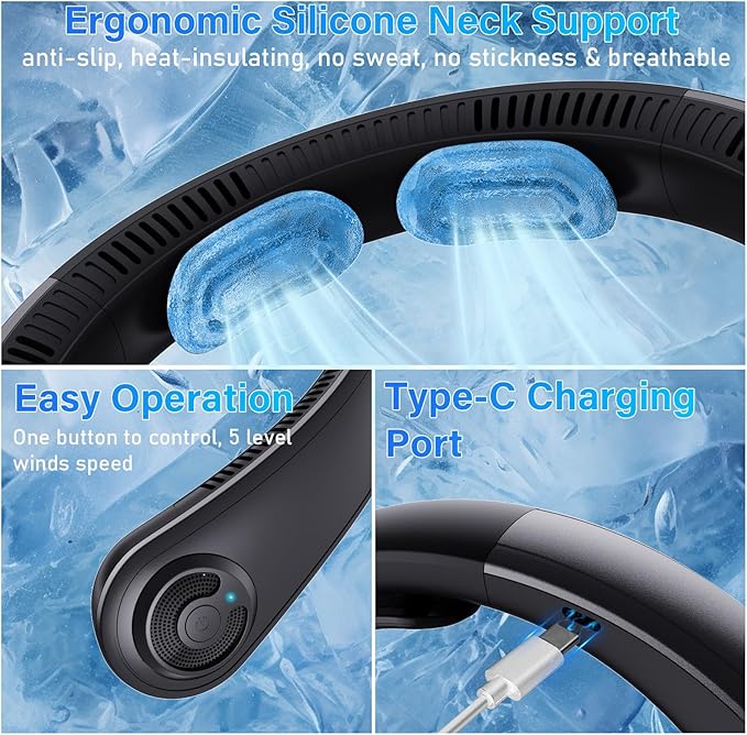 Neck Fan - Portable Neck Fan - Image 5