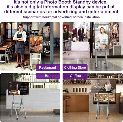 MWE Mobile Digital Signage Display 43in, Portable UHD Touchscreen Advertising - Image 7