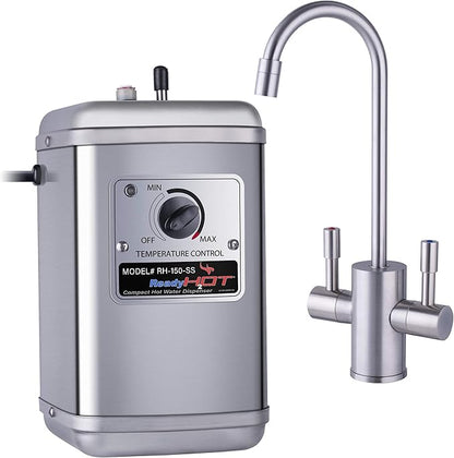 Ready Hot Compact Instant Hot Water Dispenser, Stainless Steel Tank, Wall by InstantHotWaterDispensers