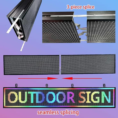 P10 Programmable Led Sign Display Digital Open Sign Custom Banner Outdoor Signs - Image 6