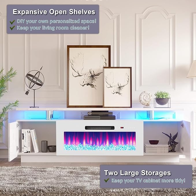 AMERLIFE Fireplace TV Stand - Image 5