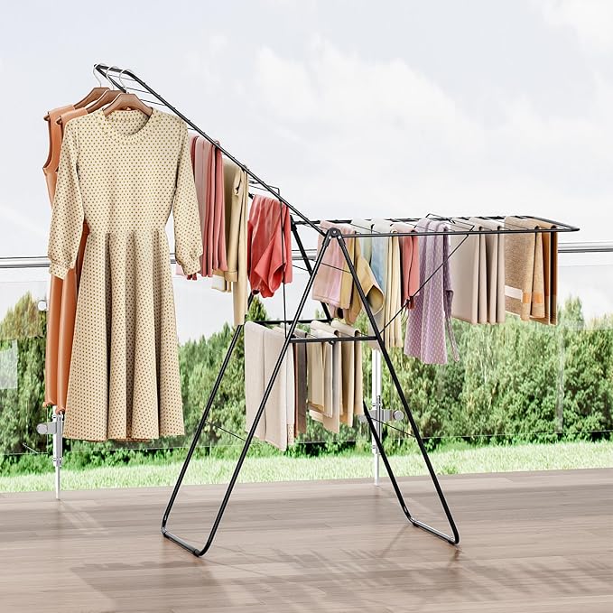 APEXCHASER Clothes Drying Rack, Foldable Oversized Drying Rack Clothing - Image 6