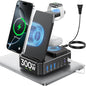 300W Charging Station for Multiple Devices Apple, 10 in 1 Wireless Charger for by Zutspzss