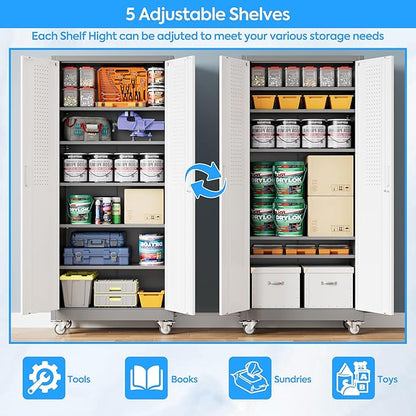 Metal Garage Storage Cabinet - Image 8