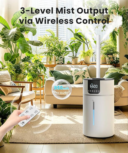 AreShark 4.2 Gal/16L Humidifier Large Room, Cool Warm Mist 2000ft² Whole House - Image 7