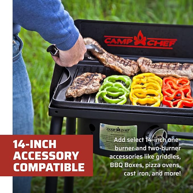 Camp Chef EX60LW Explorer 2 Burner Outdoor Camping Modular Cooking Stove - Image 4