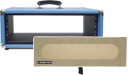 Sound Town Vintage 3U Amp Rack Case, 12.5" Depth - Image 4