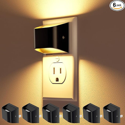 VOLISUN Night Lights Plug into Wall, 6 Pack Up and Down LED Night Light by VOLISUN