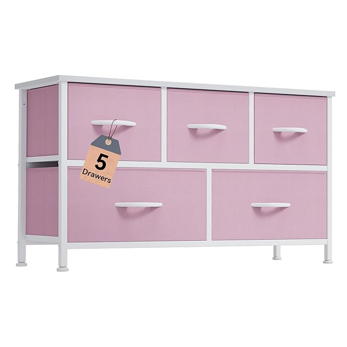 DWVO Dresser for Room with 5 Drawers by DWVO