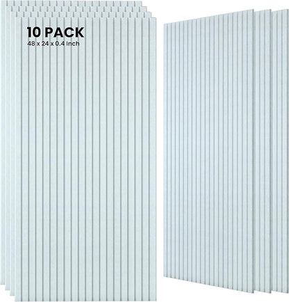 10 Pack Large Acoustic Panels, Sound Panels by TO-TH