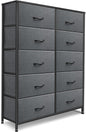 Dresser for Bedroom with 10 Drawers, Chest of Drawers, Storage Drawers by Sonharlar
