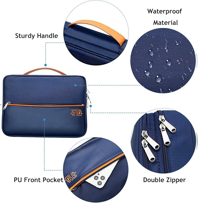 Electronics Travel Organizer, Double Layer Cable Organizer Bag Waterproof - Image 4
