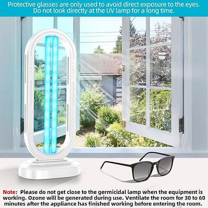 UV Light Sanitizer, 4-Speed Timing and Remote Control UVC Home Disinfection - Image 5