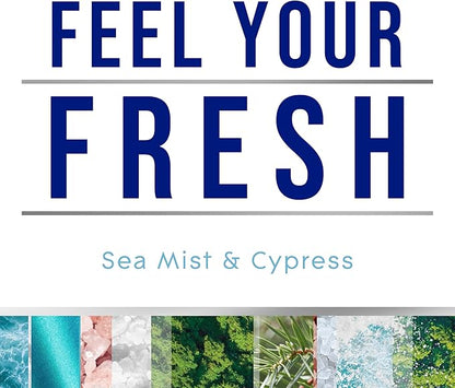 Glade 3-Wick Scented Candle Jar, Sea Mist & Cypress, Air Freshener Infused - Image 2