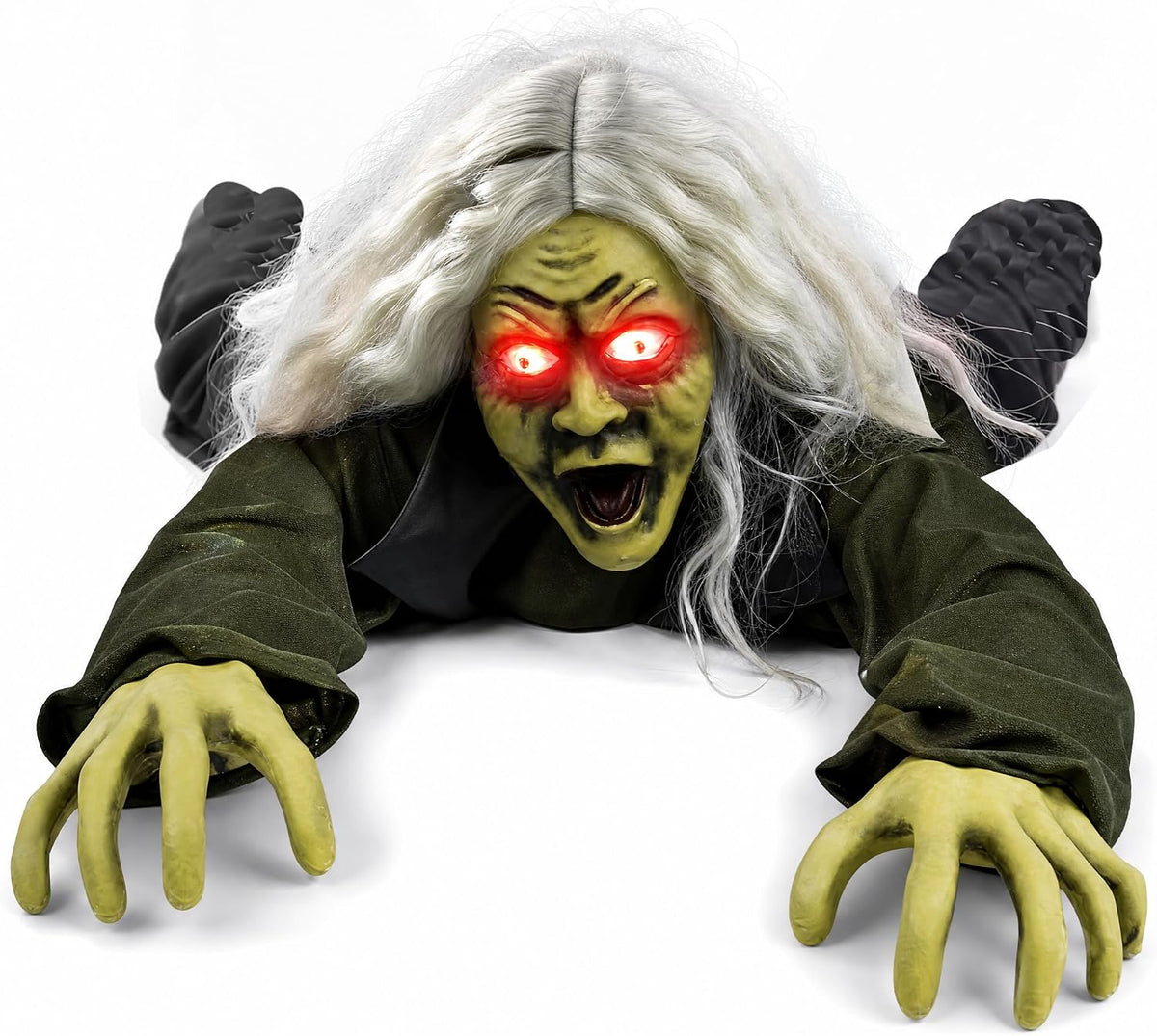 Hourleey Halloween Outdoor Decorations, Animated Zombie Groundbreaker Climbin...