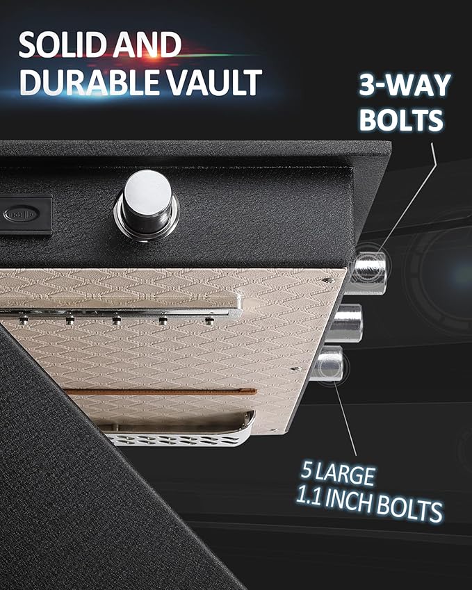 Large Safe Box, 4.2 Cubic Feet Home Safes - Image 4