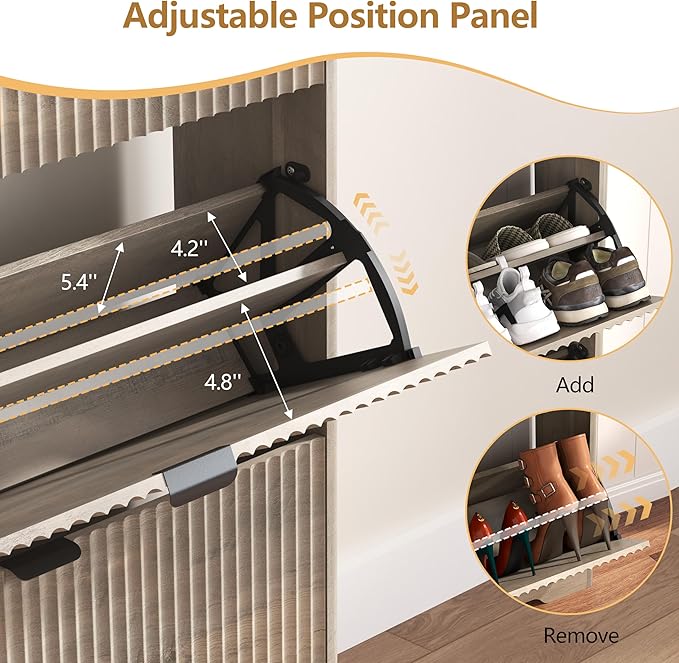 Shoe Cabinet Storage for Entryway - Image 6