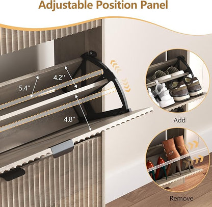 Shoe Cabinet Storage for Entryway - Image 6