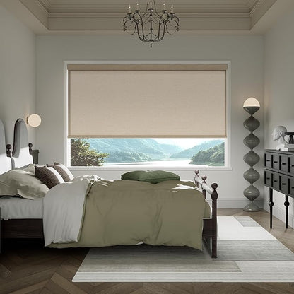 Boolegon Motorized Light Filtering Roller Blinds - Image 8