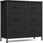 SONGMICS Dresser for Bedroom, Chest of Drawers, TV Stand, 6 Non-Woven Fabric by SONGMICSbySONGMICSHOME