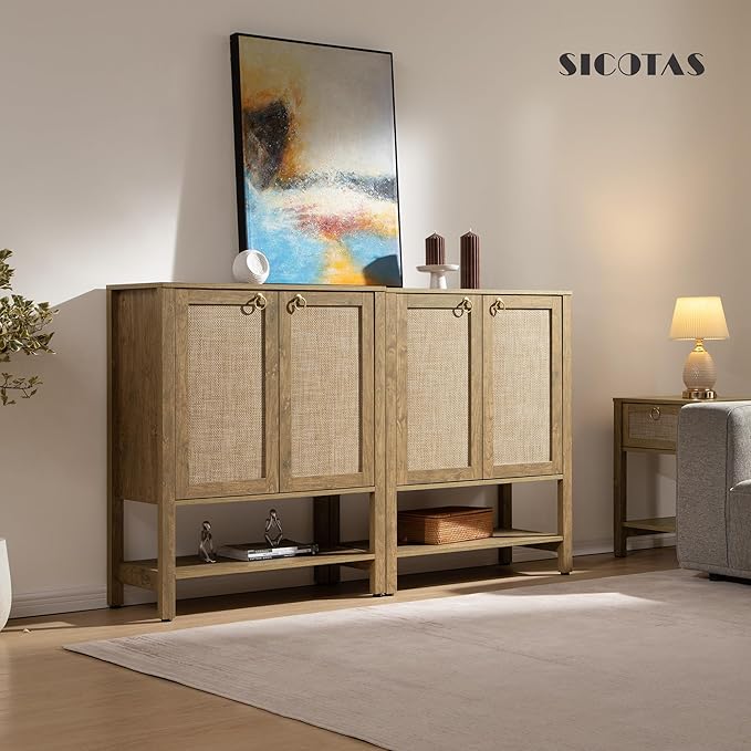 SICOTAS Shoe Storage Cabinet for Entryway - Image 8