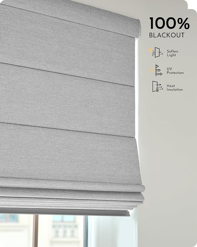 Graywind Smart Roman Shades 100% Blackout Compatible - Image 6