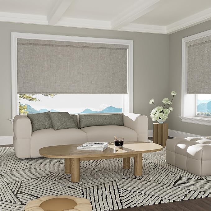 Boolegon Motorized Blinds with Remote, 100% Blackout Smart Electric Window - Image 5