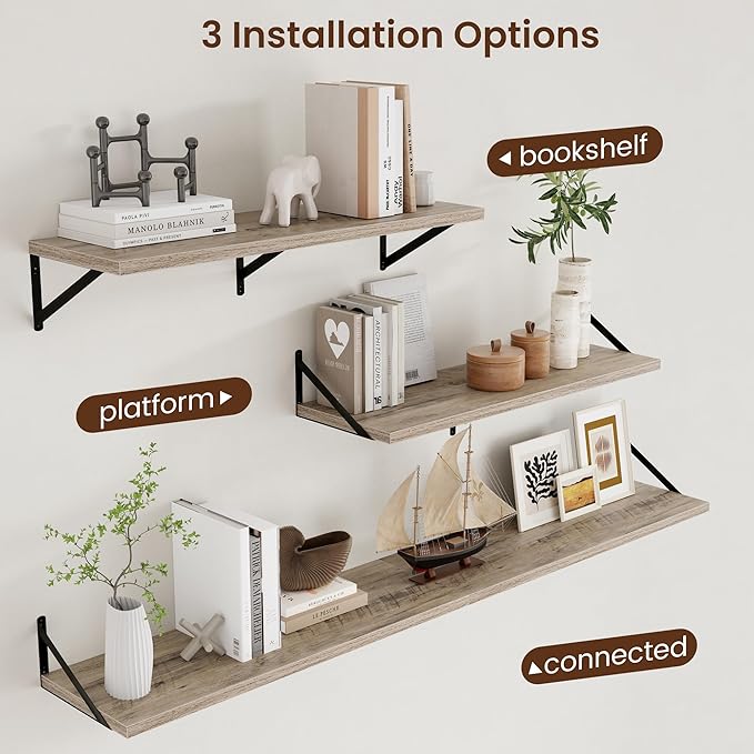 Axeman 12 Inch Deep Floating Shelves - Image 4