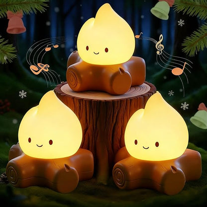 3 PCS Campfire Night Light, Rechargeable Flame Lamp, Cute Desk Lamps by Tarinks