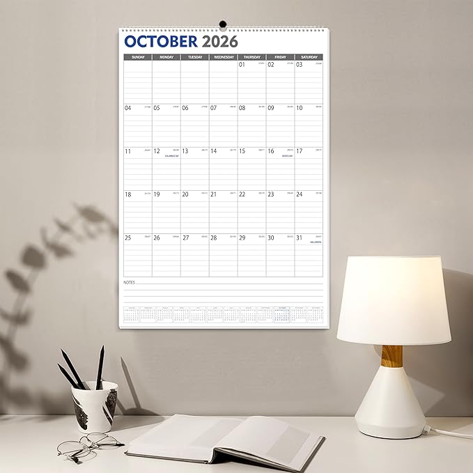 GuassLee Large Wall Calendar 2026-2027, Jan. 2026 to Jun. 2027, 18-Month Paper - Image 5