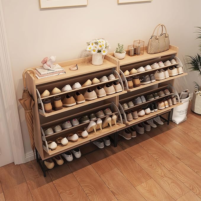 AVZEAR Narrow Shoe Storage Cabinet - Image 7