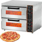 Shikha Commercial Countertop Pizza Oven 16 inch, Double-Layer Electric Pizza by Shikha