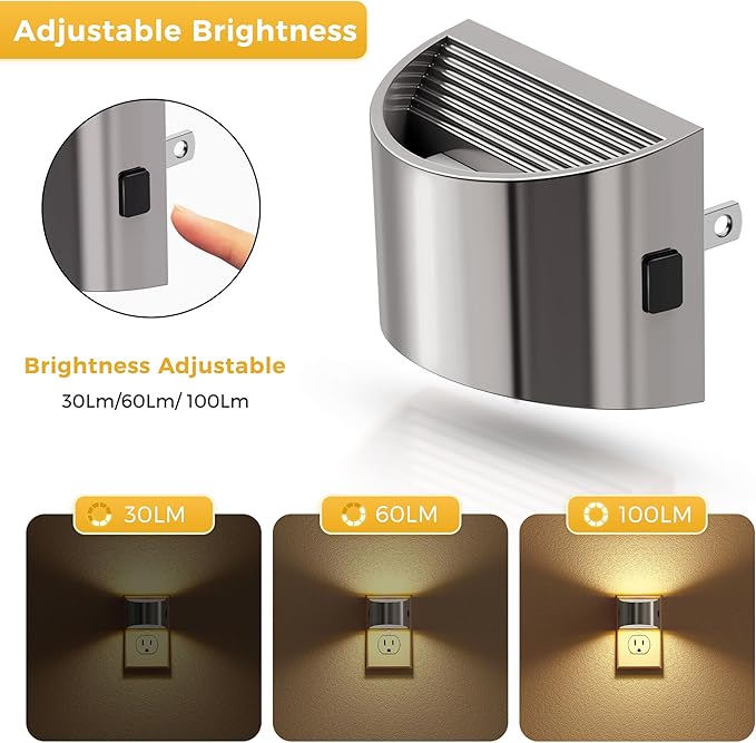 L LOHAS LED Night Lights Plug into Wall, Dimmable Night Light - Image 4