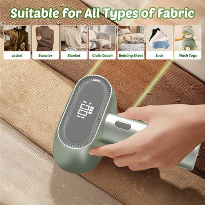 Tylasom Fabric Shaver, Rechargeable Double-Head Lint Remover, Electric Lint - Image 4
